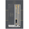 Подарочный набор PARKER: IM CORE BRUSHED METAL GT - ручки роллерная и шариковая CW2093217